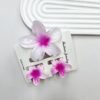 Ensemble de pinces à cheveux en forme de fleur - Gris-Mauve